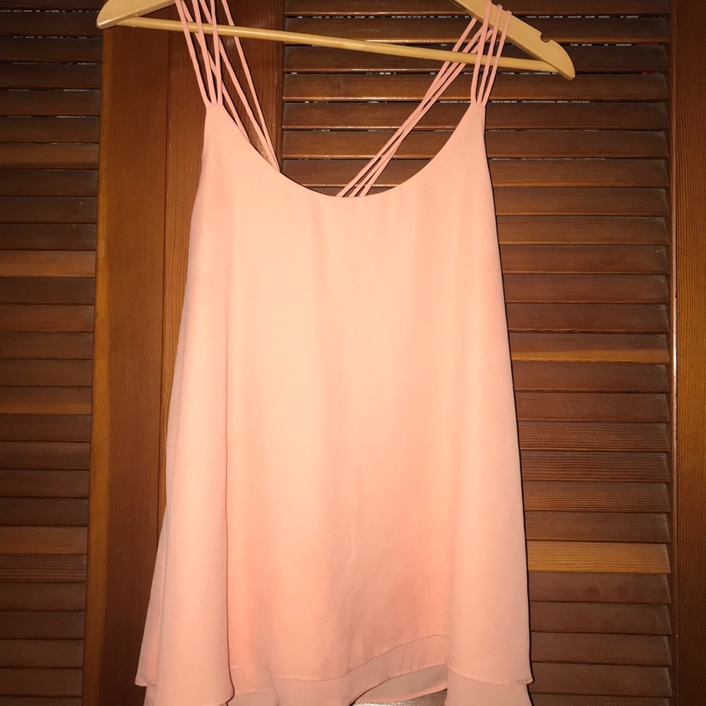Pink/salmon tank
